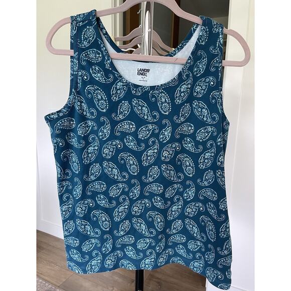 Lands End Tank Tops (set Of 4) Women’s Size XL/XLP Patterns And Solid - Picture 9 of 16